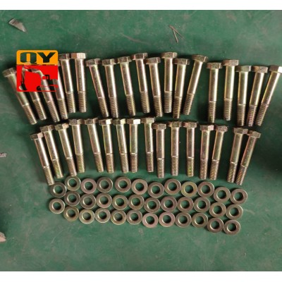 QIANYU Excavator PC400-7 PC450-7 PC300-7 Swing Circle Bolt Washer 01643-72780 208-25-71230